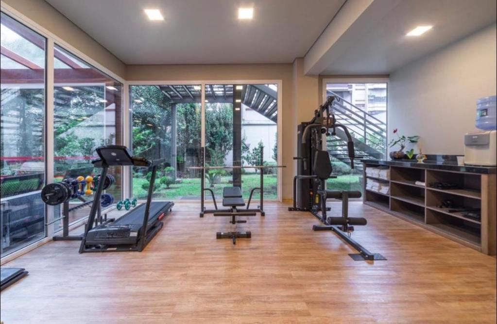 Hotel Laghetto Stilo Borges Gramado Extérieur photo A gym at a condominium in Bangkok, Thailand